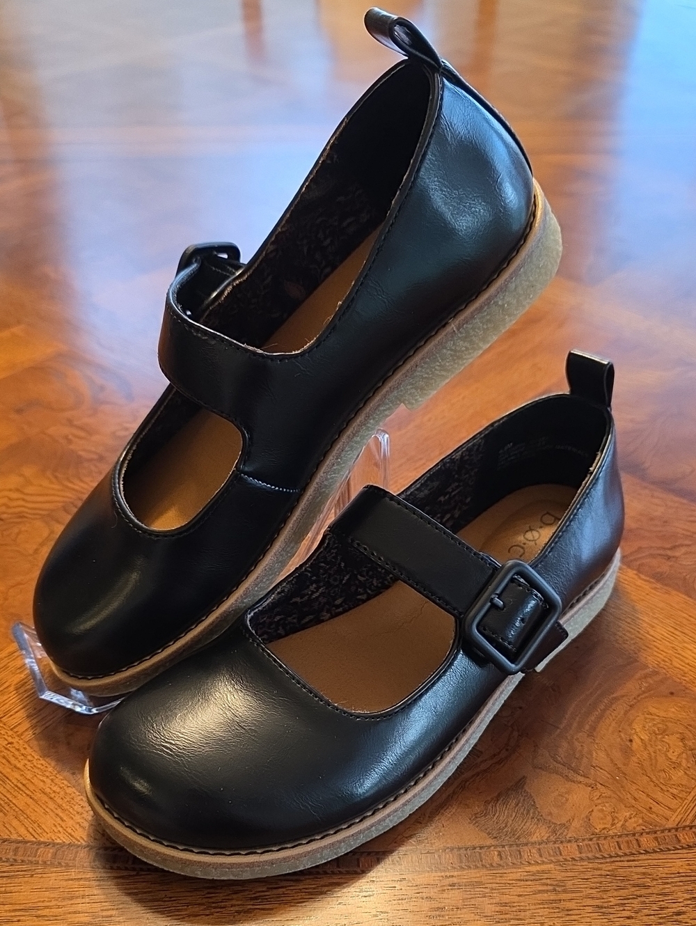 b.o.c. Born Concept Lara Mary Jane Flats Black Shoes Women's Size 6.5 M - NEW